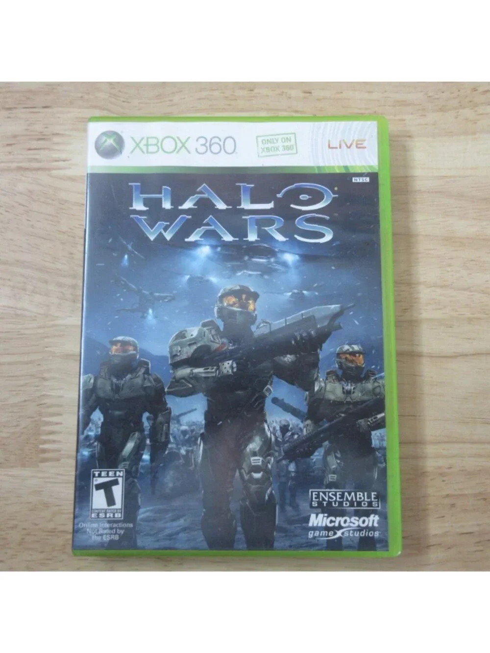 Halo Wars (Microsoft Xbox 360, 2009) Complete with Manual